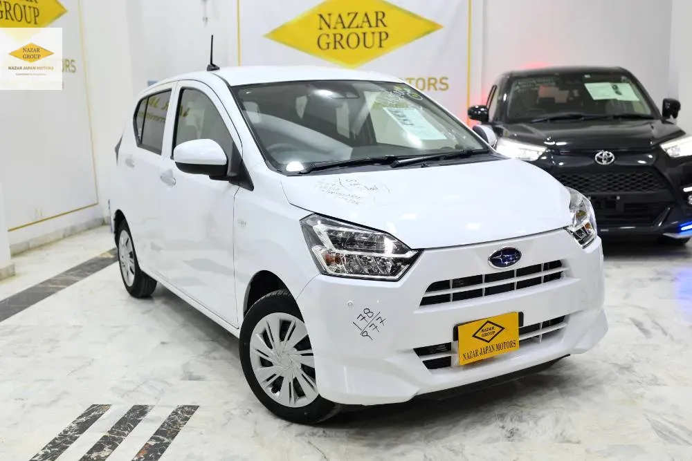 Subaru Pleo Plus 2022 (G Smart Assist) – Pearl White Hatchback for Sale in Pakistan
